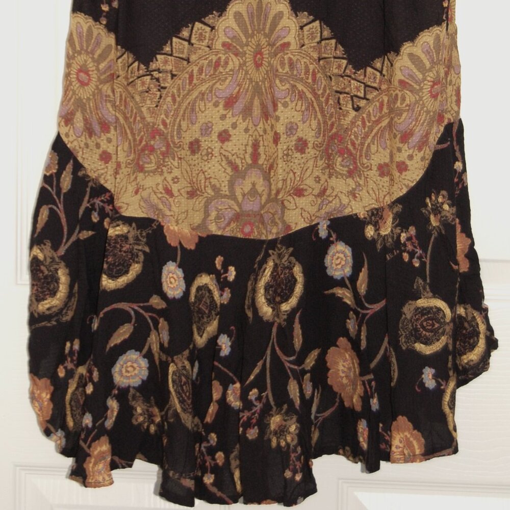 NWT Free People Women XS (36" Bust) Flounce Dress, Open Back, Drop Waist - Picture 4 of 6